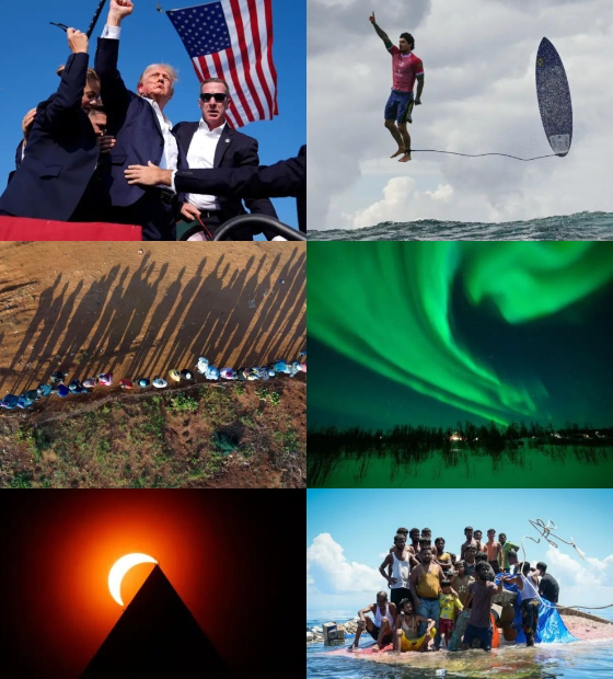 Relembre 2024 em imagens icônicas 