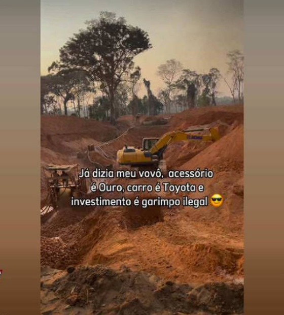 Saiba quem são os Influencers do garimpo ilegal na Amazônia que ganham as redes sociais