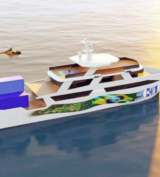 Primeiro barco movido a hidrogênio verde do mundo será apresentado na COP30
