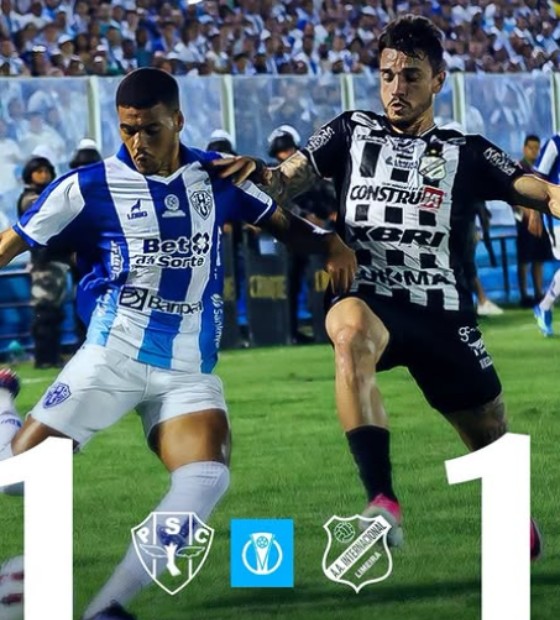 Inter de Limeira x Paysandu: veja horário e onde assistir ao jogo deste sábado, 26