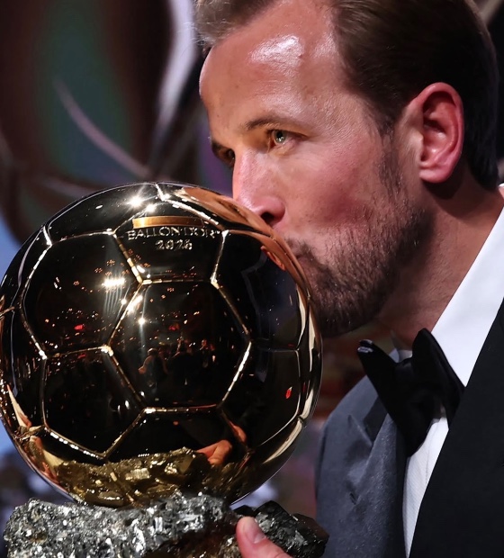 Harry Kane quebra jejum de 25 anos entre ingleses e conquista a Bola de Ouro 2026